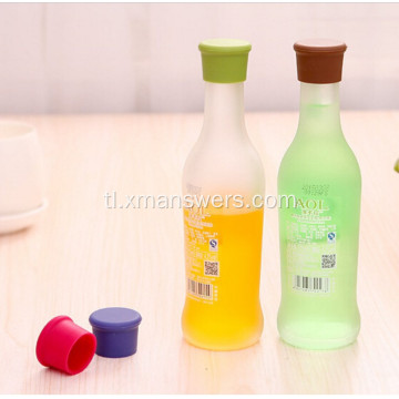 Personalized na silicone wine bottle stopper na may custom na logo